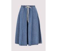 Tommy Hilfiger Denim Midirock Blau XS Denim