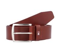 Tommy Hilfiger Herren Gürtel New Denton Belt 4,0 cm Ledergürtel, Braun (Dark Tan), 80 cm
