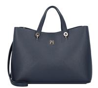 Tommy Hilfiger Emblem Shopper Tasche 38 cm space blue (AW0AW15177-DW6) blau