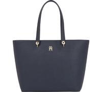 Tommy Hilfiger Damen Tote Bag Tasche Emblem Groß, Blau (Space Blue), Einheitsgröße