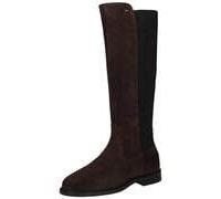 Tommy Hilfiger Enamel Flag Suede Stiefel Damen braun 39