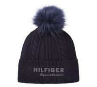 TOMMY HILFIGER EQUESTRIAN Beanie Perry Pompon desert sky Einheitsgröße