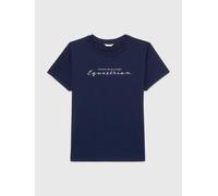 Tommy Hilfiger Equestrian Damen BROOKLYN Kurzarm Grafik T-Shirt - L, desert sky
