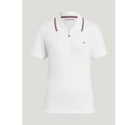Tommy Hilfiger Equestrian Damen CAMDEN Zip Polo Shirt Sommer 2025 - L, optic white