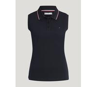 Tommy Hilfiger Equestrian Damen Sleeveless Polo CORDOVA Sommer 2026 - desert sky, S