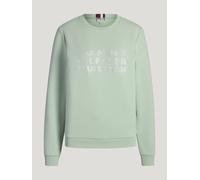 Tommy Hilfiger Equestrian Damen Sweatshirt BELAIR Rhinestone Sommer 2026 - M, belair mint