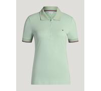 Tommy Hilfiger Equestrian Damen Zip Polo ANAHEIM Sommer 2026 - L, belair mint