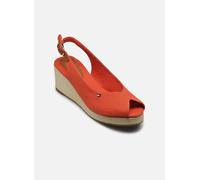 Tommy Hilfiger - Espadrilles FLAG MID WEDGE ESPAD - Orange - Größe 38