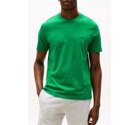 Tommy Hilfiger Regular Fit T-Shirt aus reiner Baumwolle in Gruen, Größe M