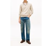 Tommy Hilfiger Half Zip Pullover Essential Greige - Größe M Grau M