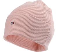 Tommy Hilfiger ESSENTIAL FLAG BEANIE Damen Wintermütze, rosa, größe UNI OS