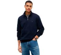 Tommy Hilfiger Sweatshirt Essential Fleece 1/4 Zip Herren Stehkragen Blau XL