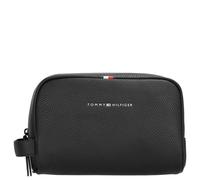 Tommy Hilfiger Kulturbeutel / Beauty Case Essential PU Washbag Black (3.8 Liter) Schwarz