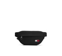Bauchtasche TOMMY JEANS "TJM ESS DAILY RIPSTOP BUMBAG", Damen, Gr. B/H/T: 32cm x 13,5cm x 5,5cm, schwarz, Textil, Taschen, Minibag, Bauchtasche mit Klickverschluss und Logo auf Schulterriemen (1349185