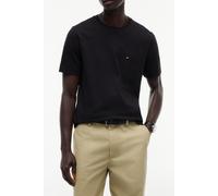 Tommy Hilfiger Essential Solid Pocket Black Größe: L | Basic T-Shirts Outlet | Herren | Schwarz