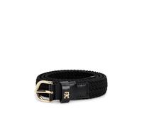 Tommy Hilfiger Essential Th Monogram Braided Elastic Belt Black Größe: 80 | Gürtel Outlet | Damen | Schwarz