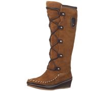 Tommy Hilfiger Ester 2 A FW8FB01047, Damen Stiefel, beige, (Ocean Camel 293), EU 38