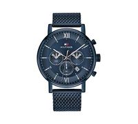 Tommy Hilfiger Evan Herren Armbanduhr Edelstahl blau 44 mm