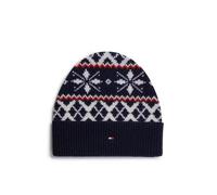 Tommy Hilfiger Fair-Isle Beanie, Dunkelblau