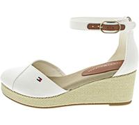 Tommy Hilfiger Sandalen Flag Closed Toe Mid Wedge Espad für Damen - 39