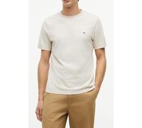 Tommy Hilfiger T-Shirt Ess Seasonal Kurzarm – Regular Fit aus reiner Baumwolle, Offwhite, Gr. M