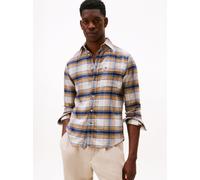 Tommy Hilfiger Flanell Hemd Karos Beige - Größe L Multicolour L