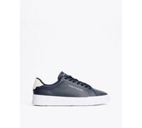 Tommy Hilfiger Sneaker Fm0fm05367 Herren Leder-Mix Dunkelblau Größe 40