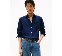 Tommy Hilfiger Freizeithemd Herren Regular Fit Baumwolle blau, M