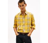 Tommy Hilfiger Freizeithemd Herren Regular Fit Baumwolle gelb, L