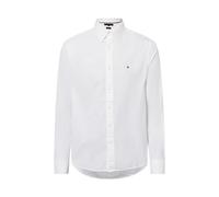 Tommy Hilfiger Herren CORE Flex POPLIN Solid RF Shirt MW0MW39988 L/S Shirt, Weiß, L, Weiß (Weiß), L