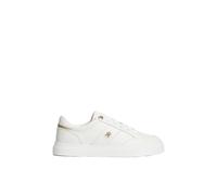 Tommy Hilfiger Damen Th Feminine Cupsole Fw0fw09600 Low-Top, Weiß Ecru, 35 EU