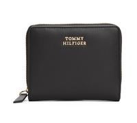 Tommy Hilfiger Geldbörse Leder 12 cm schwarz