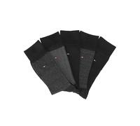 Socken TOMMY HILFIGER "TH MEN SOCK 5P GIFTBOX HERRINGBONE DOT", Damen, Gr. 43-46, schwarz, Obermaterial: 64% Baumwolle, 35% Polyamid, 1% Elasthan, Socken (11788918-43) schwarz