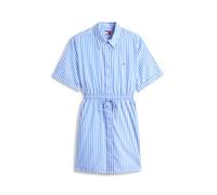 Tommy Hilfiger - Gestreiftes Mini-Hemdkleid blau - Gr. - M