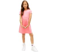 Tommy Hilfiger Girl's Essential Punto Skater Dress Ss KG0KG09149 Kleider, Rosa (Tropical Blush), 6 Jahre