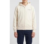 Tommy Hilfiger Girls High Rib Hem Zip Through Hoodie Ancient White Größe: 16 | Sportbekleidung Outlet | kids | Weiß