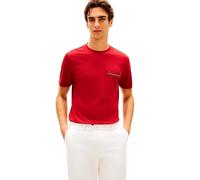 Tommy Hilfiger Global Stripe Pique Pocket Kurzarm-t-shirt 2XL Regatta Red