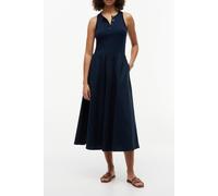 Tommy Hilfiger Midikleid Bio-Baumwolle S Blue