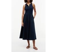 Tommy Hilfiger Midikleid Bio-Baumwolle XL Blue