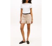 Tommy Hilfiger Gold Button Slim Ss Tee Ecru Größe: L | Hemden Outlet | Damen | Braun