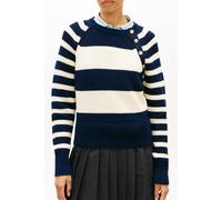 Tommy Hilfiger Gold Button Utility Ls Big Brt Dark Night/calico Größe: S | Pullover Outlet | Damen | Schwarz