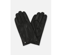 Lederhandschuhe TOMMY HILFIGER "ESSENTIAL FLAG LEATHER GLOVES", Herren, Gr. L (XL), schwarz, Rindsleder, unifarben, Handschuhe, mit Tommy Hilfiger Flagge (25017522-L) schwarz