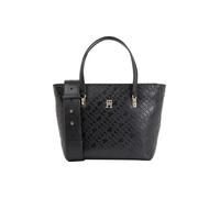 TOMMY HILFIGER - Handtasche Mit Reißversc Refined Mini Tote Mono Black Schwarz
