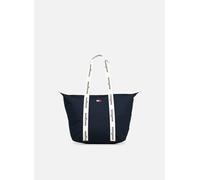 Tragetasche TOMMY JEANS "TJW ESS DAILY TOTE", Damen, Gr. B/H/T: 52cm x 34cm x 22cm, nachtblau, Textil, Taschen, Schultertasche, Shopper mit kontrastiven Henkeln (25327014-0) nachtblau