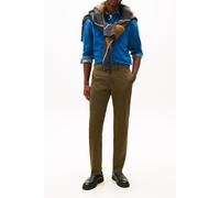 Chinohose TOMMY HILFIGER "CORE HARLEM ESSENTIAL", Herren, Gr. 31, Länge 32, army grün, Twill, Obermaterial: 97% Baumwolle, 3% Elasthan, unifarben, schmal normal, Hosen Chinohose, Tapered Leg, Basic, s