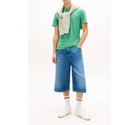 Tommy Hilfiger Heathered Xslim Jasper Shirt Bahama Green Größe: L | Basic T-Shirts Outlet | Herren | Grün