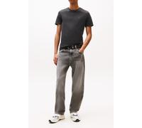Tommy Jeans Herren T-Shirt Kurzarm Tee Rundhalsausschnitt, Grau (Black Htr), M