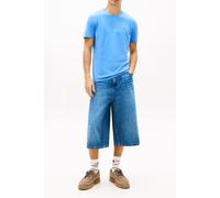 Tommy Jeans Slim Fit T-Shirt Modell 'TJM XSLIM JASPE HTR TEE E' in Hellblau Melange, Größe S