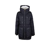 Tommy Hilfiger Heavyweight Quilted Sherpa Hooded Parka für Herren, Schwarz, XL