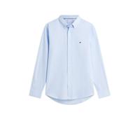 Langarmhemd TOMMY HILFIGER "FLEX DOBBY SLIM FIT", Herren, Gr. XXL (58), N-Gr, blau (sweet blau), Web, Obermaterial: 100% Baumwolle, slim fit normal, 1-Knopf-Manschette, Hemden, Slim Fit Dobby Structur